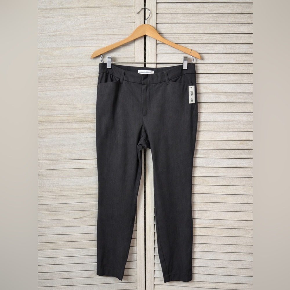 Amazon Essentials Ankle Dress Pants Women’s Size 10 Charcoal Gray NWT Career
